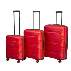 Комплект чемоданов Lcase премиум Miami 28 (L,M,S) красный