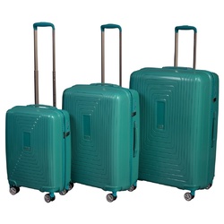 Комплект чемоданов Lcase премиум Moscow 28 (L,M,S) зеленый