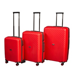 Комплект чемоданов Lcase Madrid (L,M,S) красный