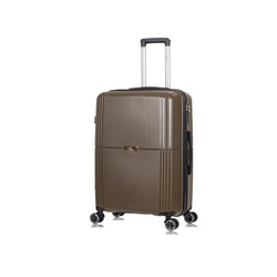 Чемодан Lcase Colombo (М) 45,5х28х69,5 шоколадный